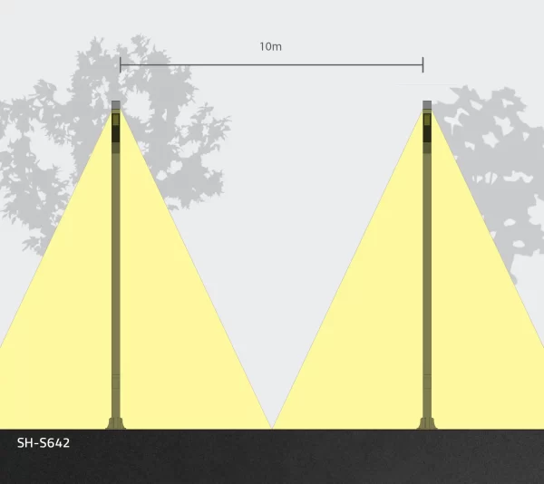 چراغ حیاطی و پارکی SH-S642