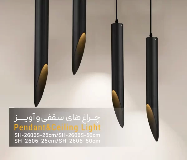 چراغ سقفى روکار SH-2605-25cm