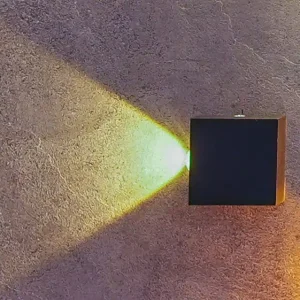 چراغ دکوراتیو یک طرفه کبریتی زمرد نور (رنگ پایه/1*1w) کد 111-1