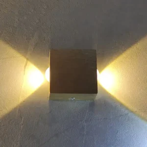چراغ دکوراتیو دو طرفه کبریتی زمرد نور (رنگ سفارشی/2*1w) کد 111-2