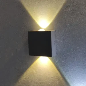 چراغ دکوراتیو دو طرفه کبریتی زمرد نور (رنگ پایه/2*1w) کد 111-2