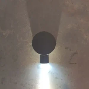 چراغ دکوراتیو یک طرفه گرد لوله بلند لنز تخت زمرد نور (رنگ سفارشی/1*1w) کد 1-122