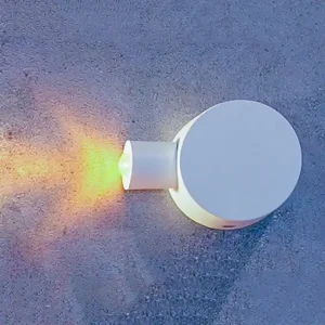 چراغ دکوراتیو یک طرفه گرد لوله بلند لنز محدب زمرد نور (رنگ سفارشی/1*1w) کد 1-122