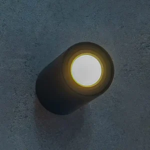 چراغ سقفی روکار استوانه بلند زمرد نور (رنگ پایه) کد 127