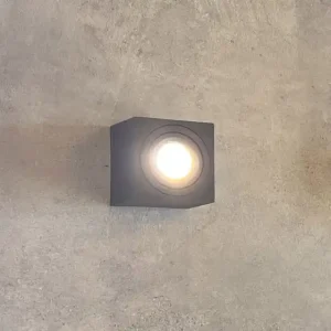 چراغ سقفی روکار مربع کوتاه زمرد نور (رنگ پایه) کد 128