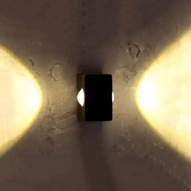 چراغ دکوراتیو دو طرفه زمرد نور (رنگ پایه/2.5w*2) کد 147